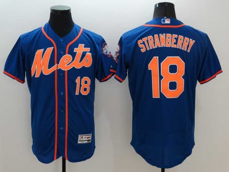 New York Mets #18 Darryl Strawberry Blue 2016 Flexbase Collection Stitched Baseball Jersey,We sell and wholesale New York Mets #18 Darryl Strawberry Blue 2016 Flexbase Collection Stitched Baseball Jersey on line form chian!